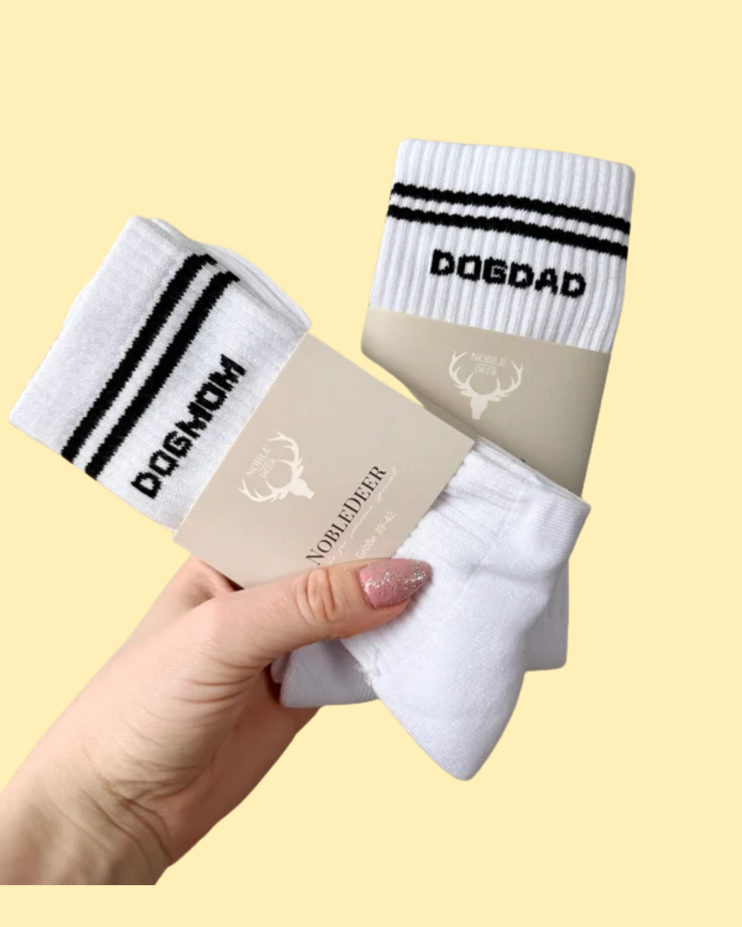 NobleDeer Dogmom/Dogdad Socken