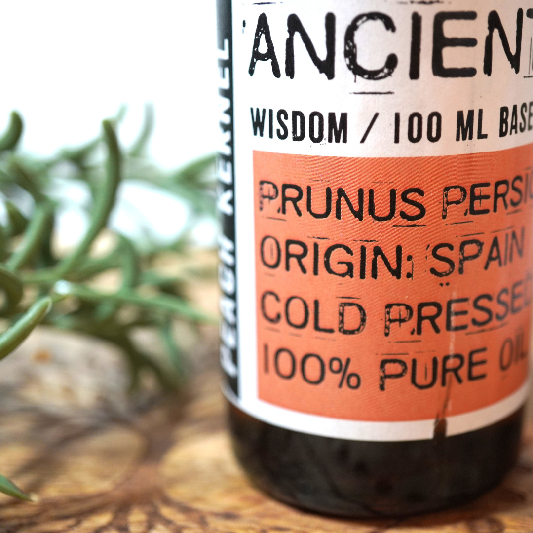 Perzikpit basisolie van Ancient Wisdom, 100 ml.