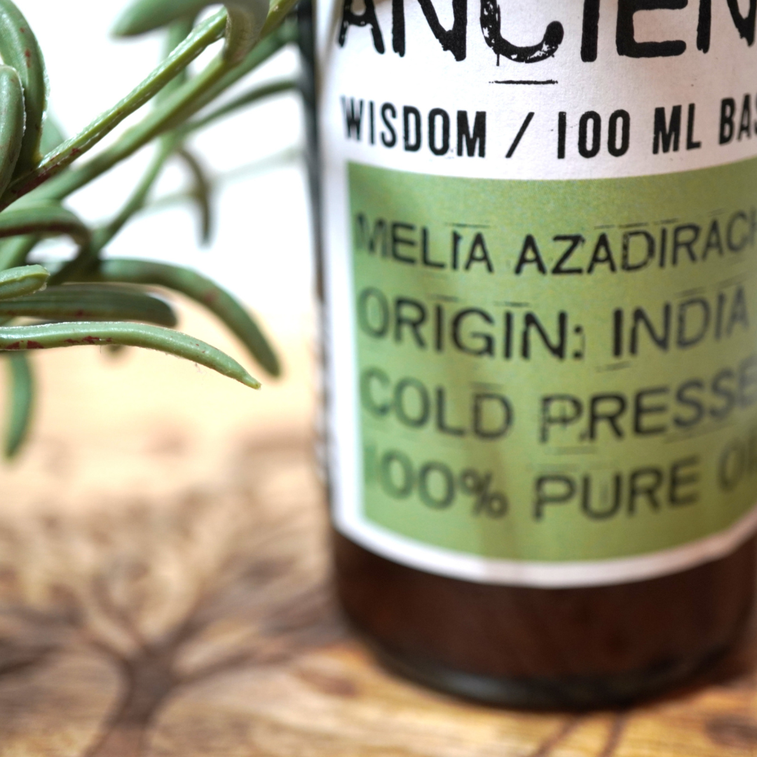 Neem basisolie van Ancient Wisdom, 100 ml.