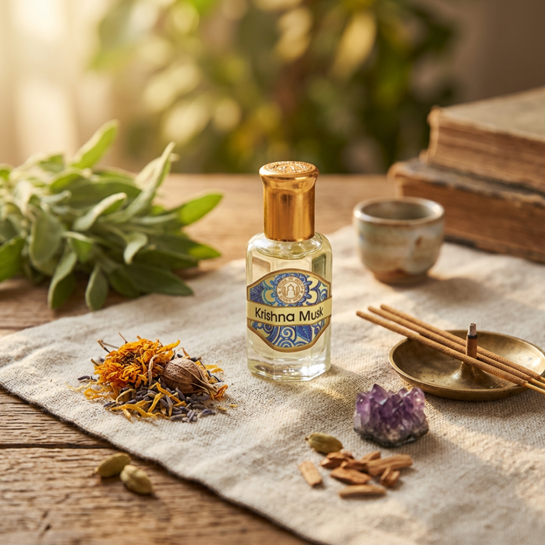 Krishna Musk geurolie van Song of India, 10 ml