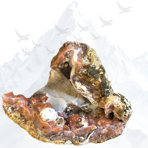 Roze Chalcedoon Ruw - 0865
