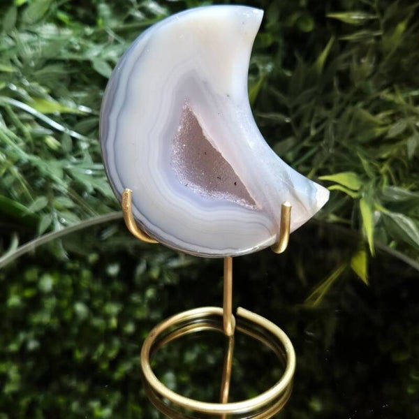 Agaat Maan op Standaard - 1446