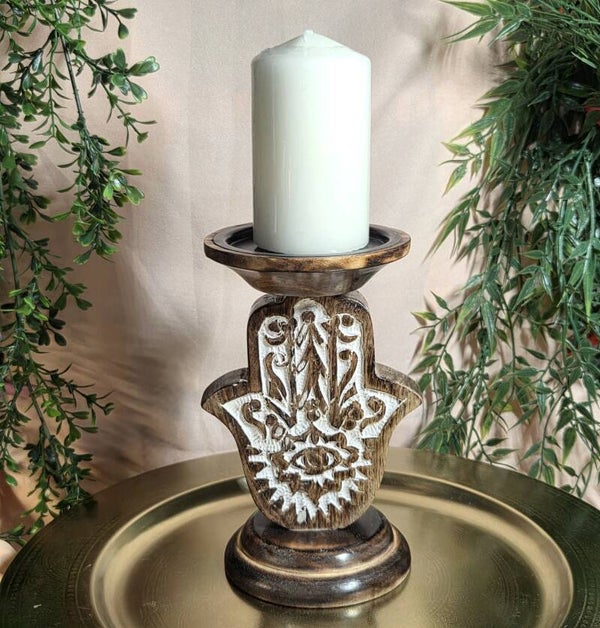 Hamsa hand kandelaar - 264210