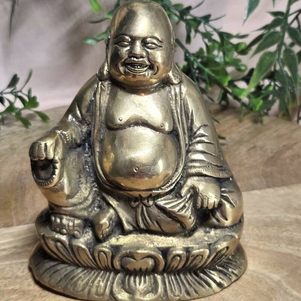 Boeddha Maitreya Messing - 260034
