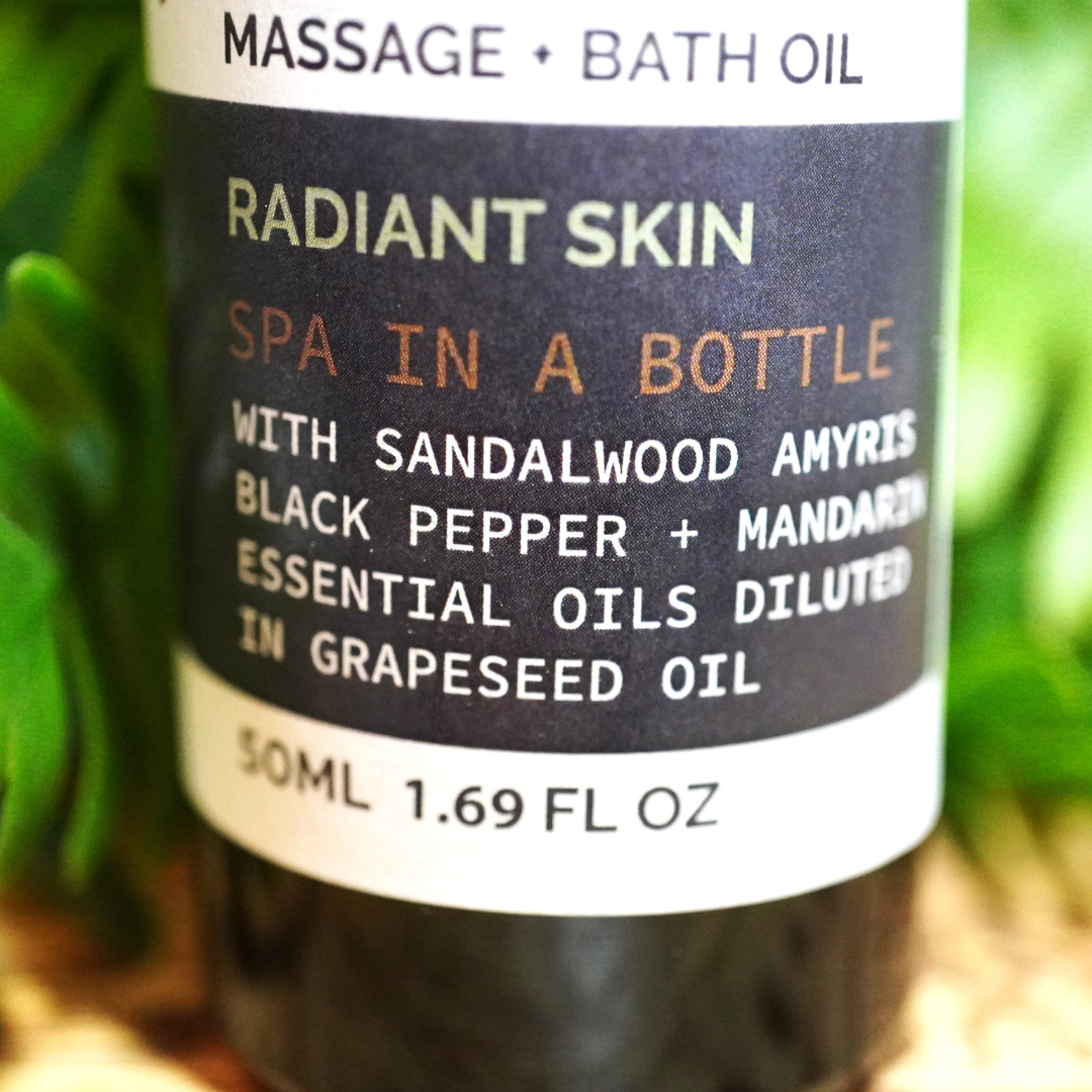 Radiant Skin massage- of badolie van Ancient Wisdom, 50 ml