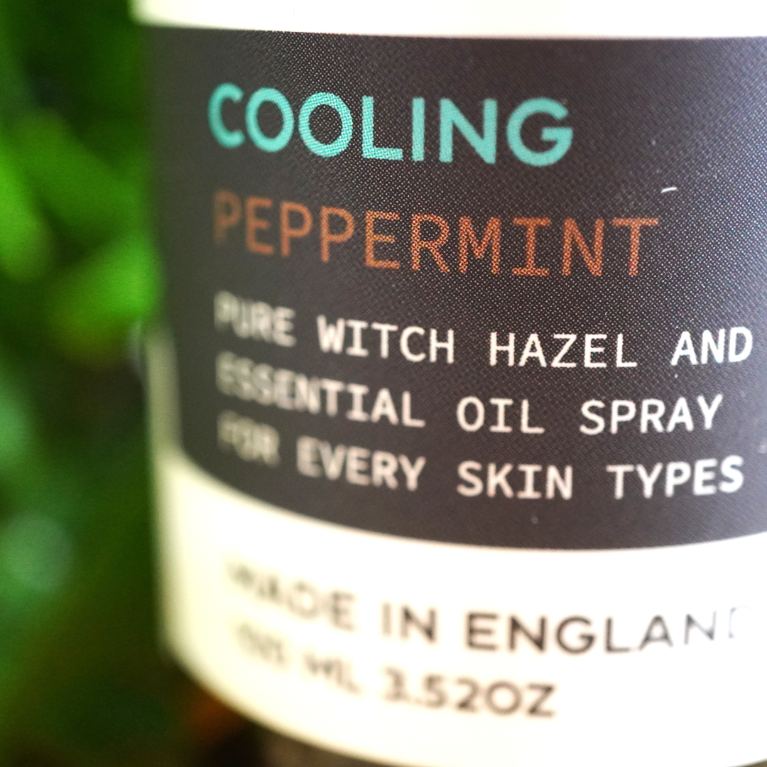 Toverhazelaar met pepermunt, gezichtstoner mist van Ancient Wisdom, 100 ml.