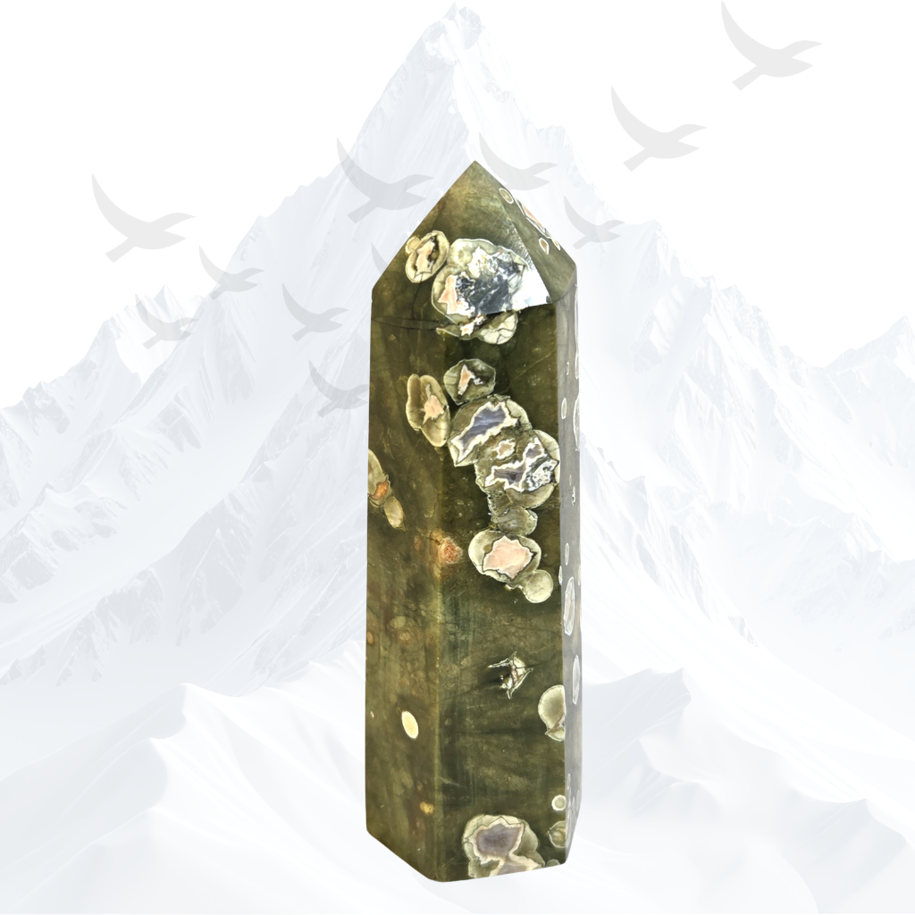 Rhyoliet punt, geslepen.