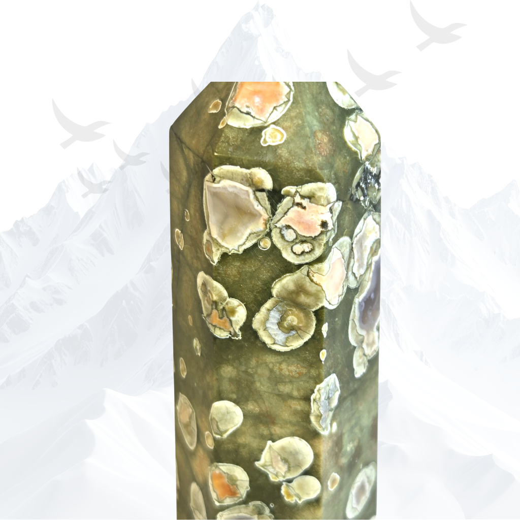 Rhyoliet punt, geslepen.