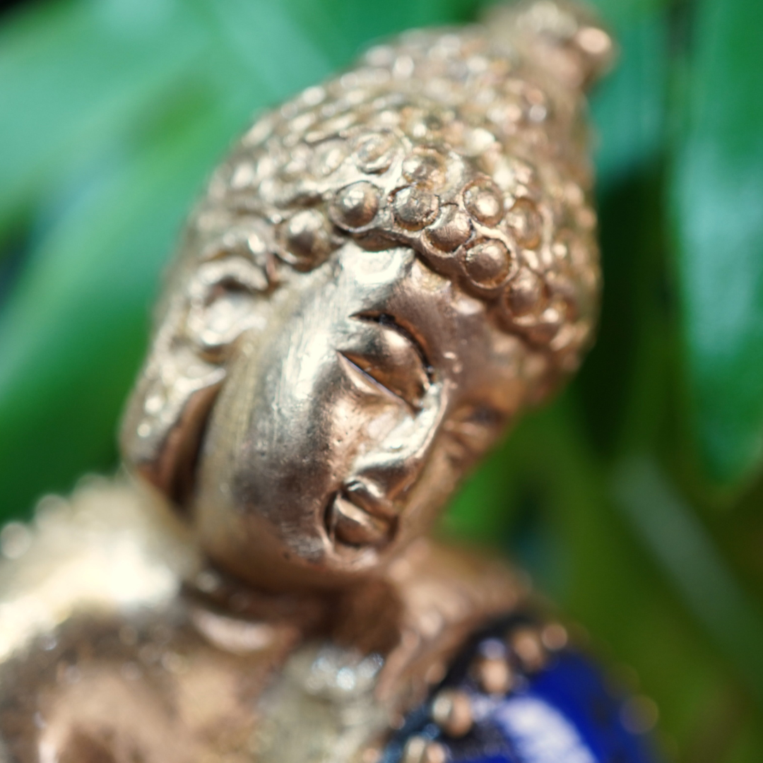 Boeddha beeld de Denker, messing