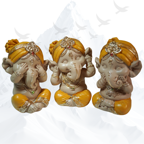 Baby Ganesha – Horen, Zien en Zwijgen Beeldjes - 260053