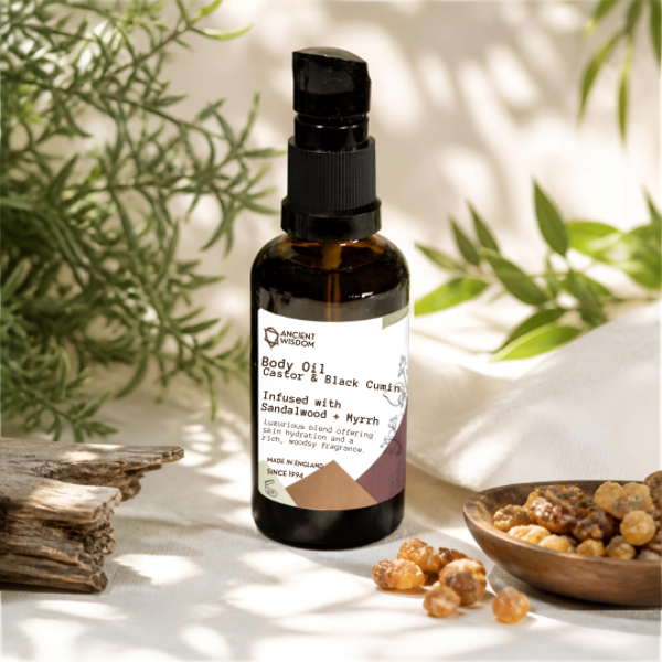 Body Oil Sandalwood Mirre Ancient Wisdom - 260173