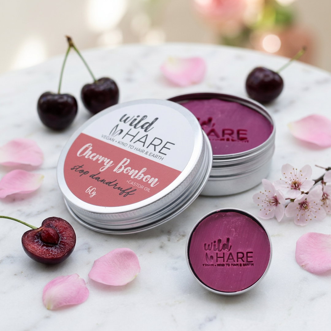 Wild Hare shampoo bar Kersen, Vegan.