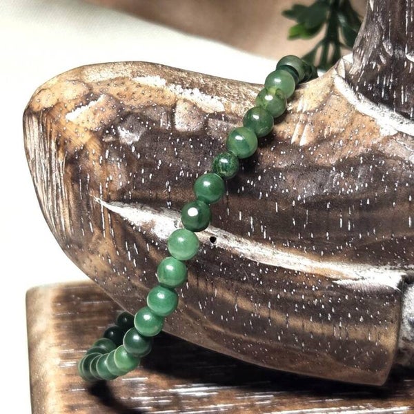 Armband Afrikaanse Jade 4 mm - 261806