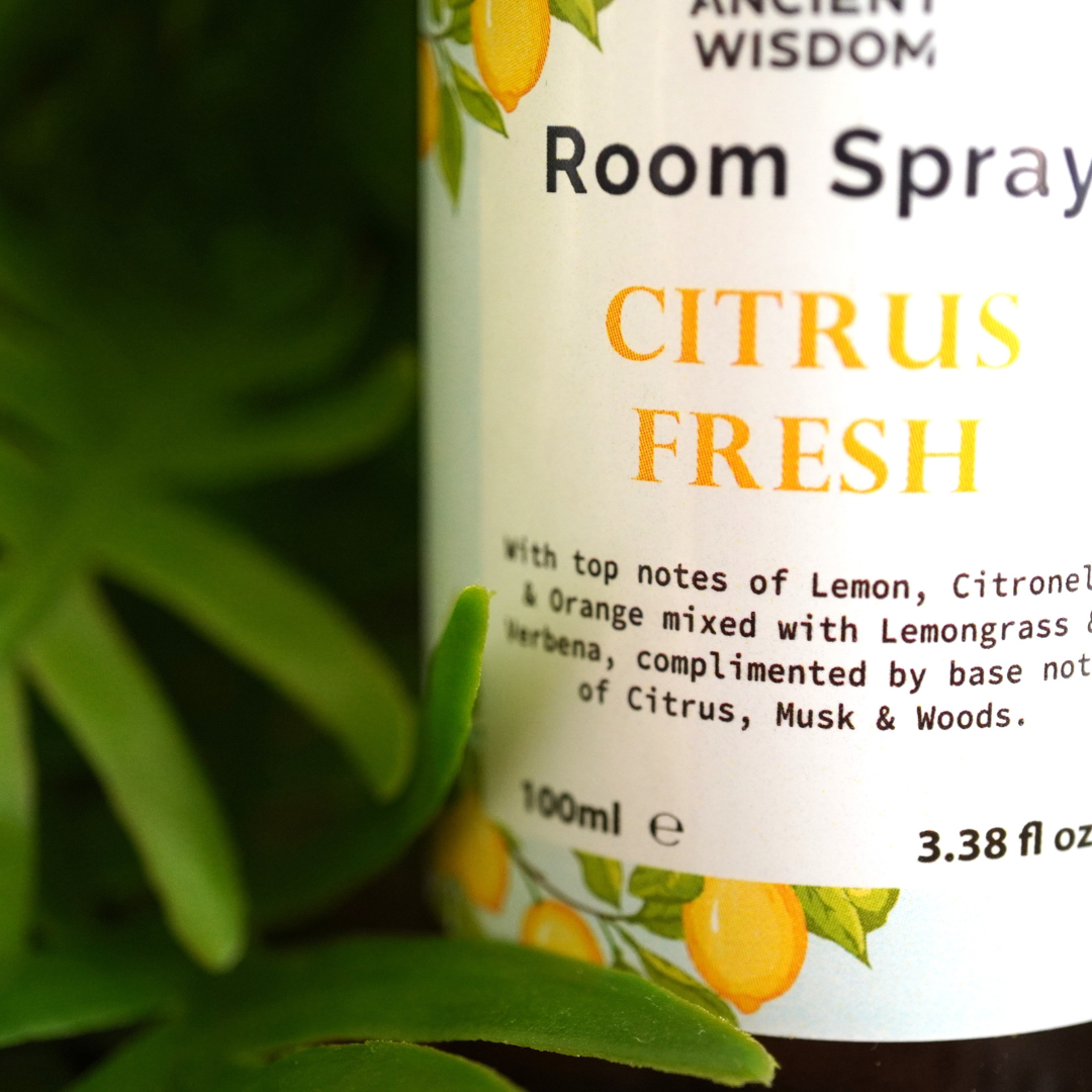 Citrus Fresh room spray van Ancient Wisdom, 100 ml