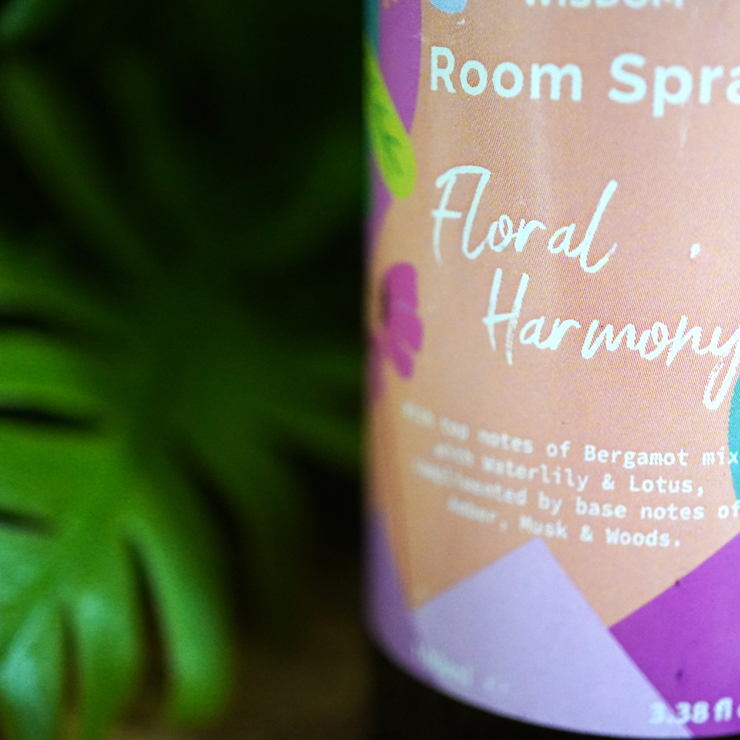 Floral harmony kamerspray van Ancient Wisdom, 100 ml