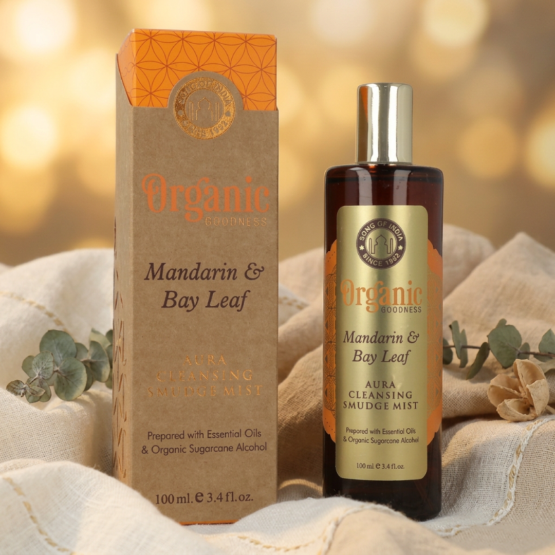 SMudge room spray mandarijn en laurierblad.