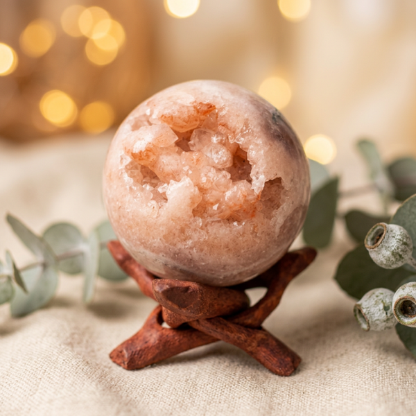 Roze Amethist Geode Bol - 263119