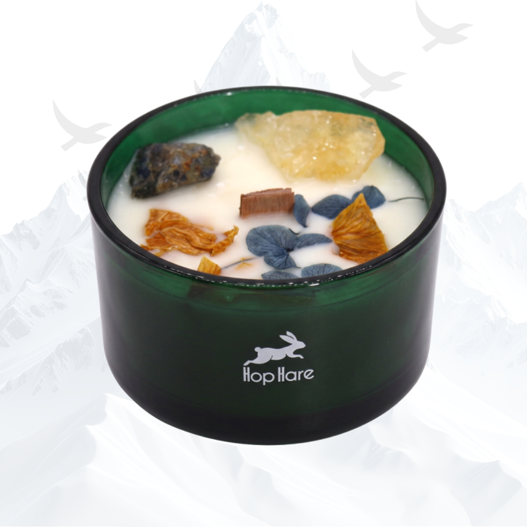 Hop Hare Kristal Bloemen Geurkaars The Sun - 264006