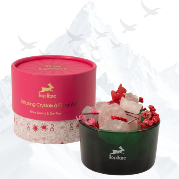Hop Hare Kristal Diffuser The Lovers (Rozenkwarts) - 264008
