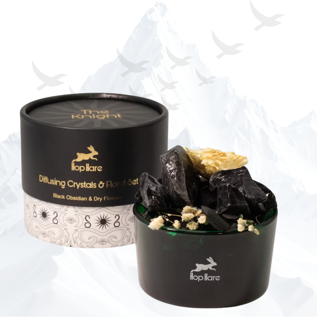Hop Hare Kristal Diffuser The Knight (Obsidiaan) - 264014