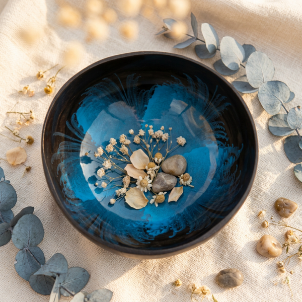 Kokosnoot Schaal Blauw - 264185