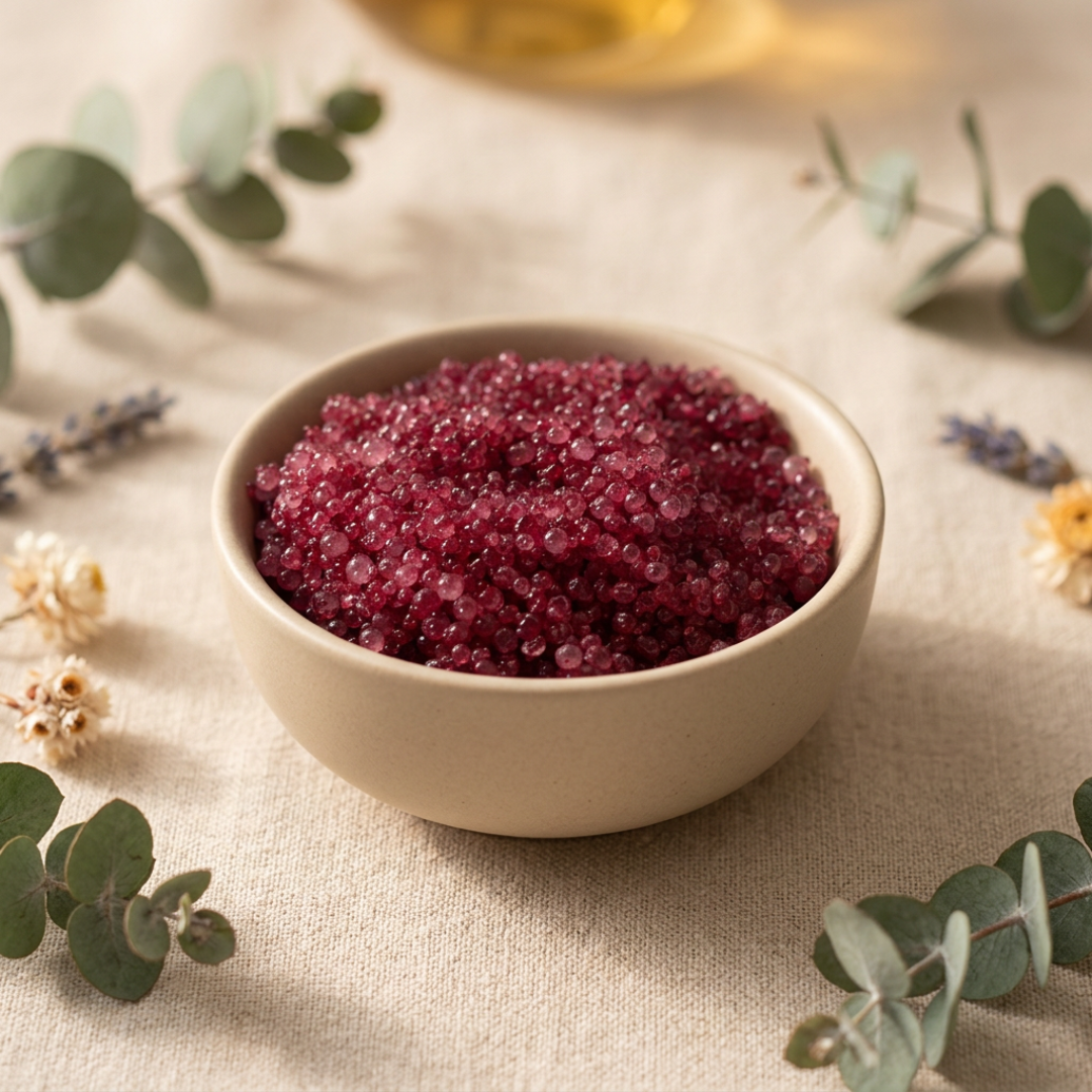 Aardbei geurkorrels voor in een aromabrander, 200 gram.