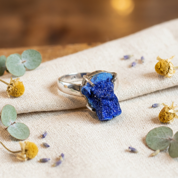 Azuriet Ring 925 Zilver - 267109