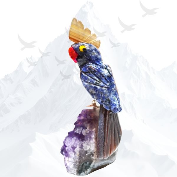 Vogel op Amethist - 267404