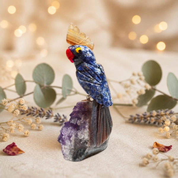 Vogel op Amethist - 267404