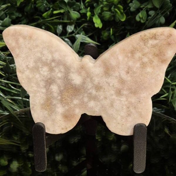 Roze Amethist Vlinder op standaard - 3295