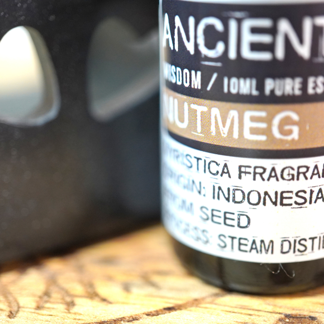 Nootmuskaat etherische olie van Ancient Wisdom, 10 ml.