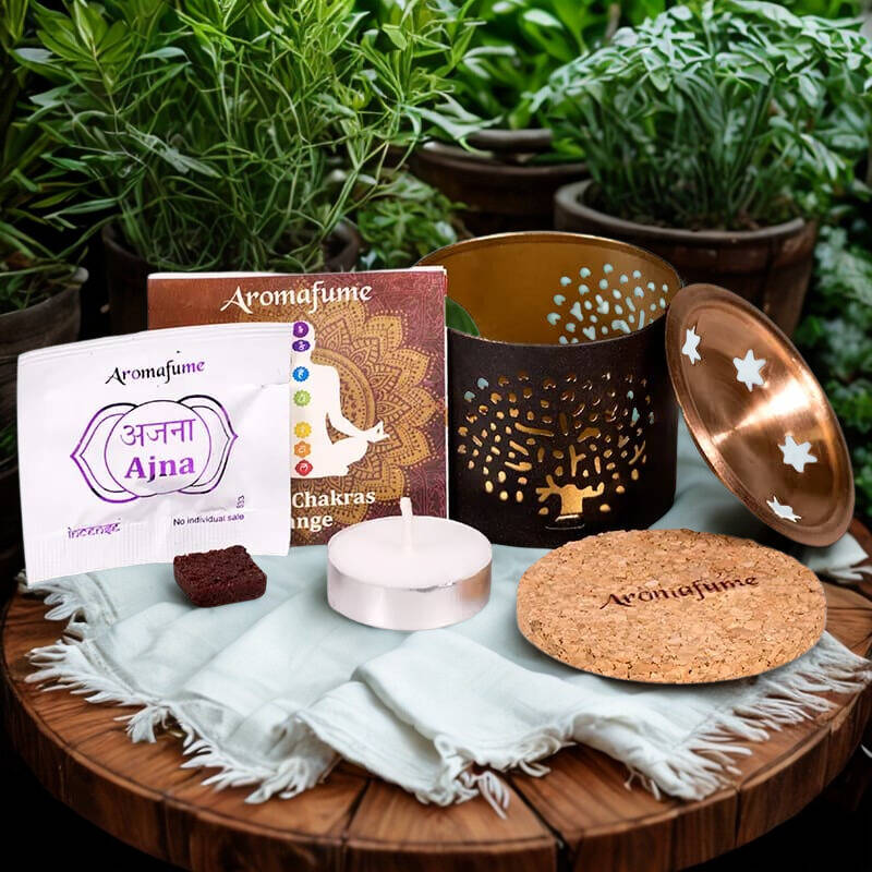 Aromafume exotic incense diffuser, speciaal voor gebruik met de aromafume wierookblokjes.