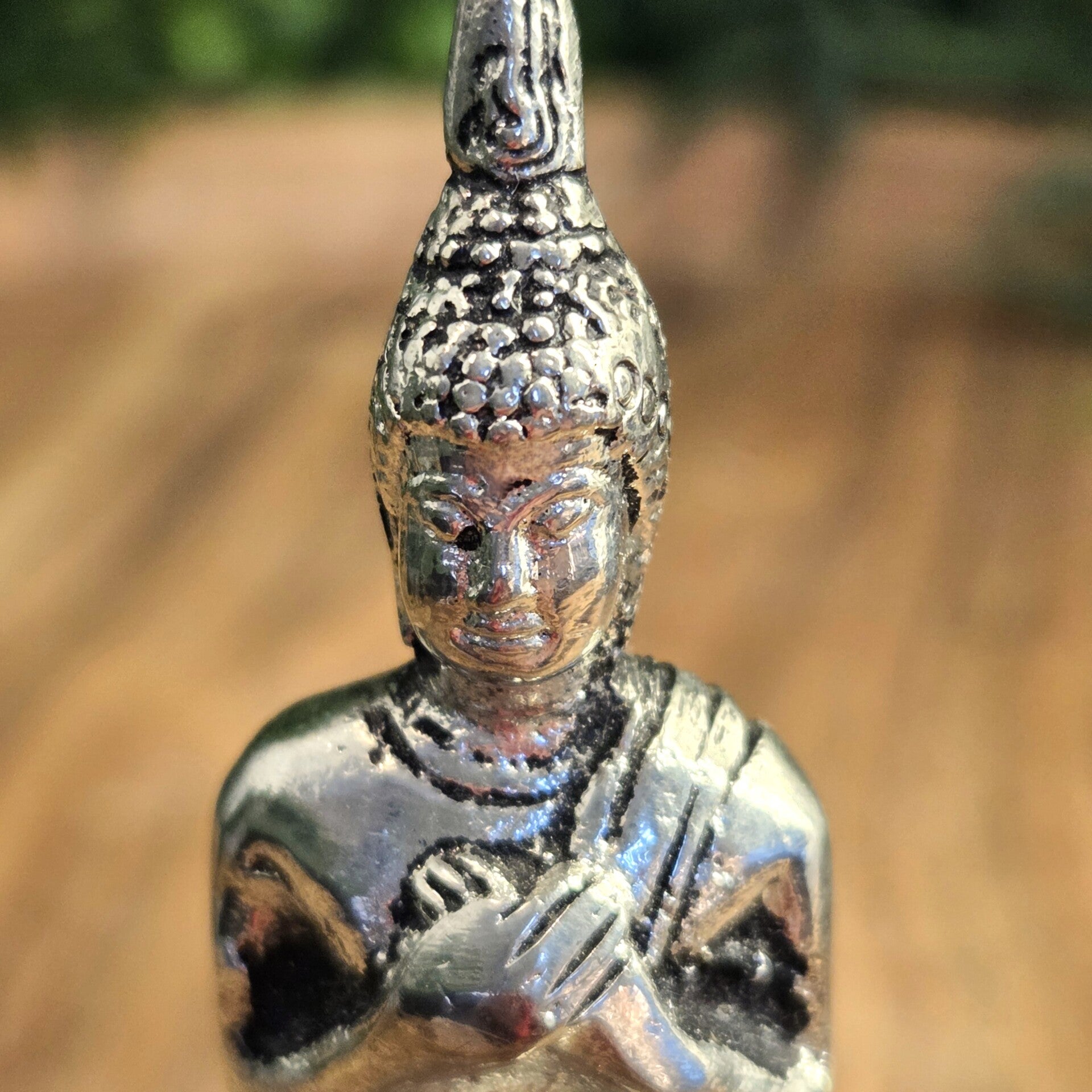 Vrijdag Boeddha geluksbeeld van messing.