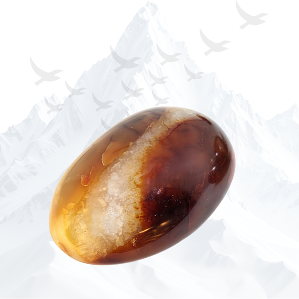 Carneool Handsteen - 2504