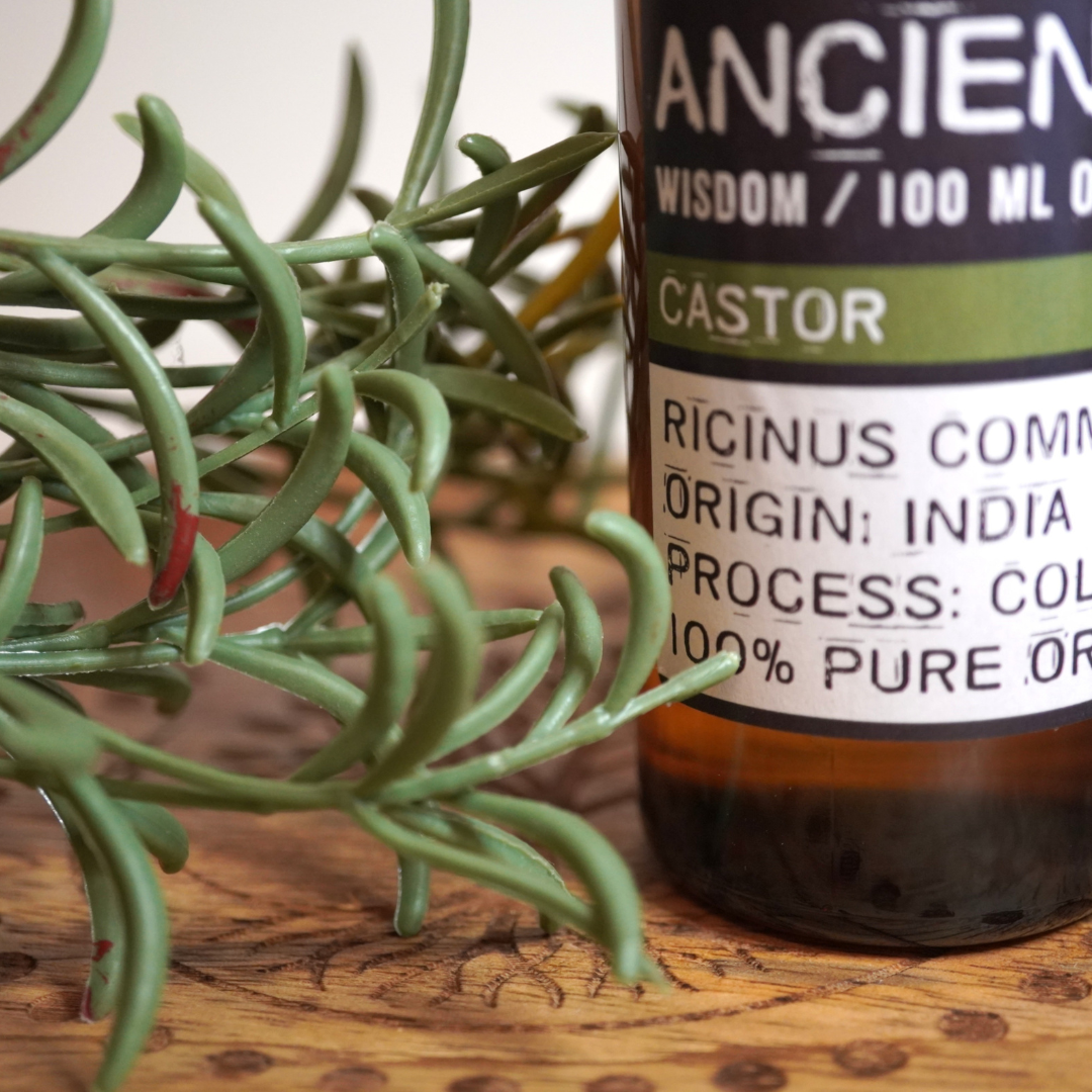 Castor basisolie, 100 ml, van Ancient Wisdom.
