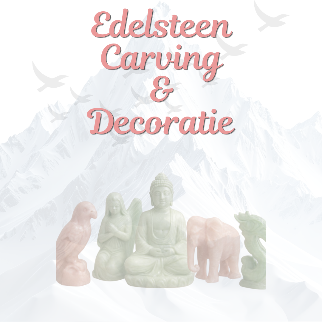 Edelsteen carving en decoratie vind je op deze pagina.