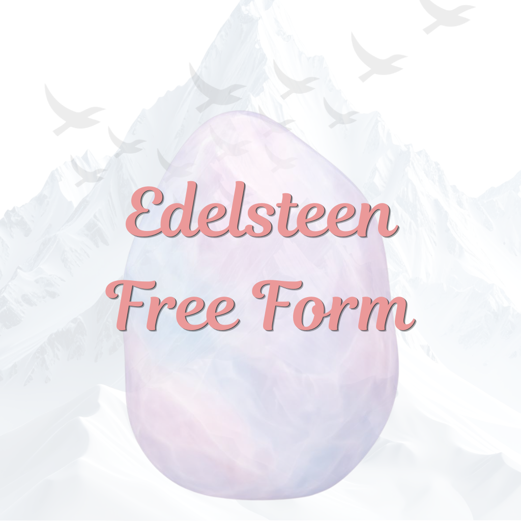 Vind hier ons assortiment gepolijste edelsteen free forms, ook wel sculpturen genoemd.