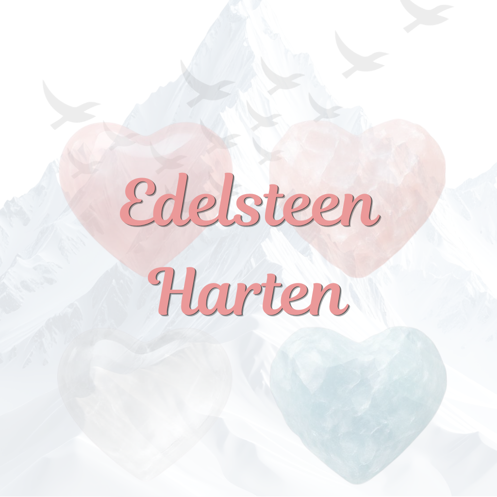 Vind hier ons assortiment gepolijste en ruwe edelsteen harten.