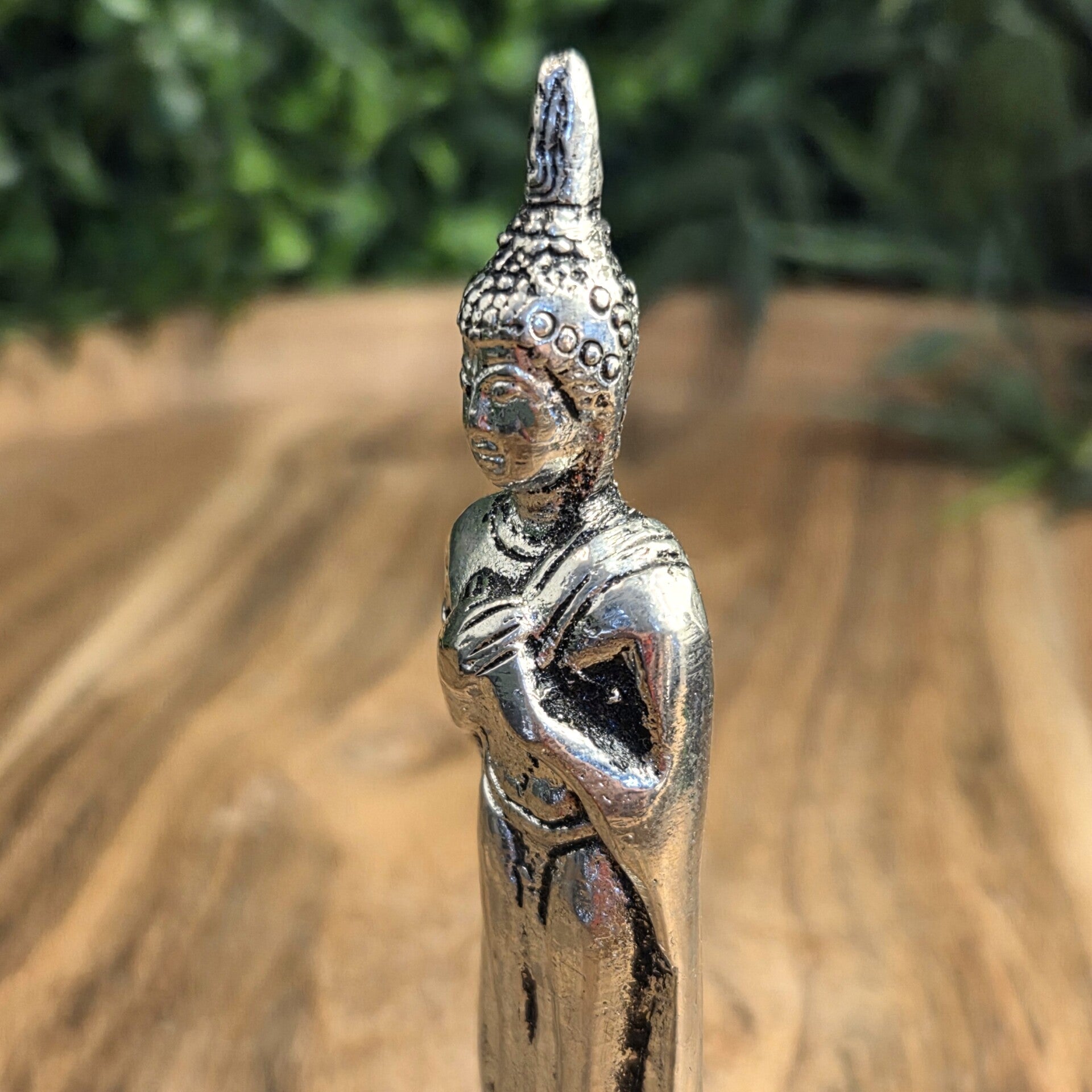 Vrijdag Boeddha geluksbeeld van messing.