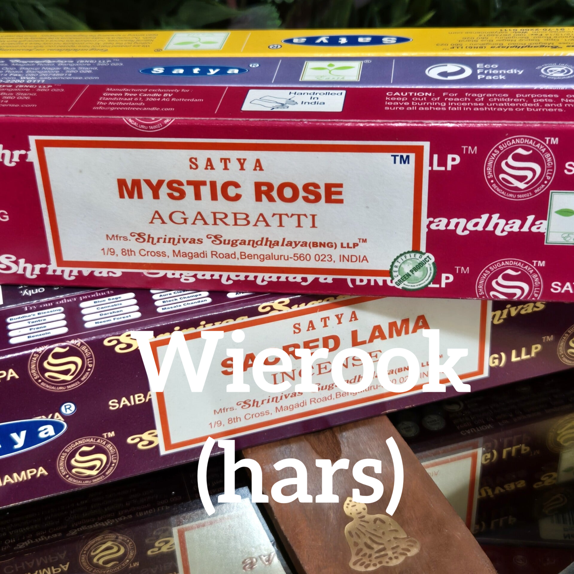 Vindt hier het assortiment wierook en wierookhars.