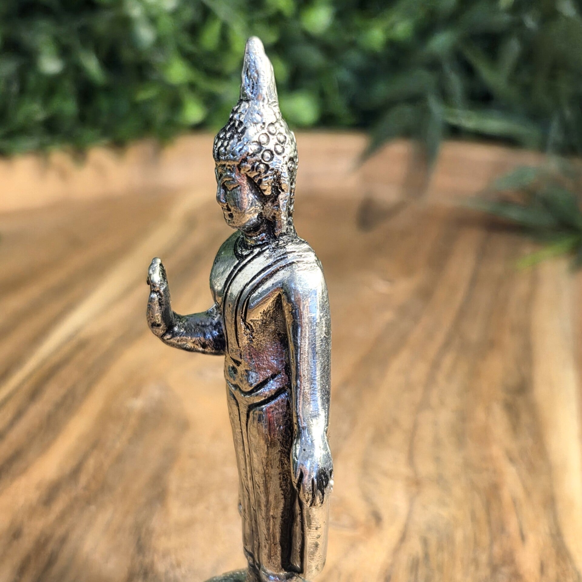 Geboortedag Boeddha van messing, maandag.