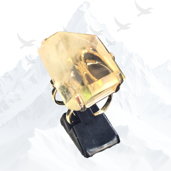Natuurlijke citrien ring - 1641