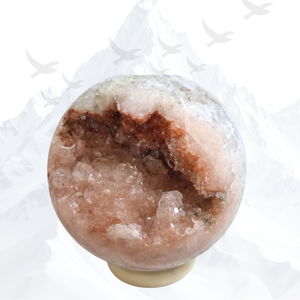 Roze Amethist Bol - 3479