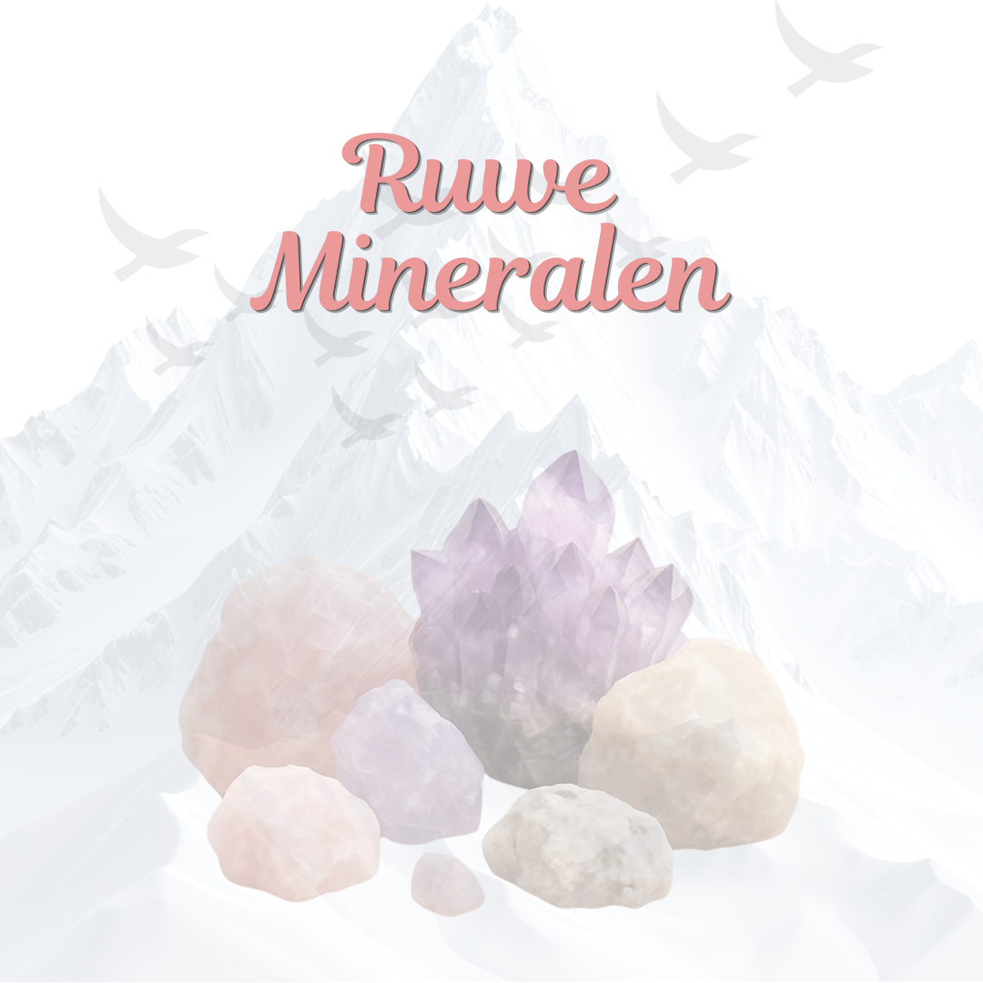 Op deze pagina vind je onze ruwe mineralen en edelstenen.