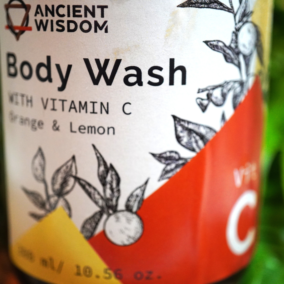 Vitamine C body wash van Ancient Wisdom, 300 ml