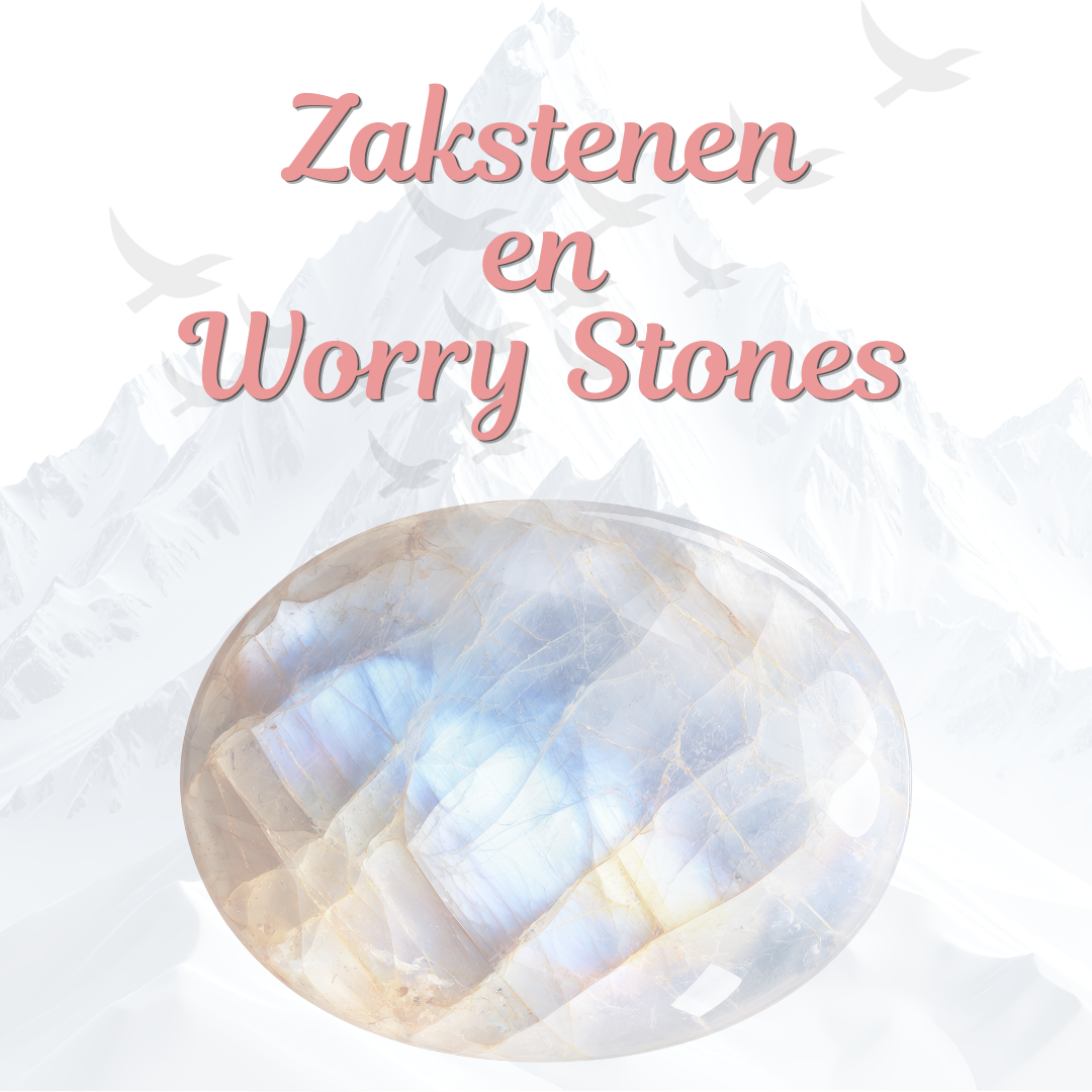 Vind hier ons assortiment edelsteen zakstenen en worry stones.