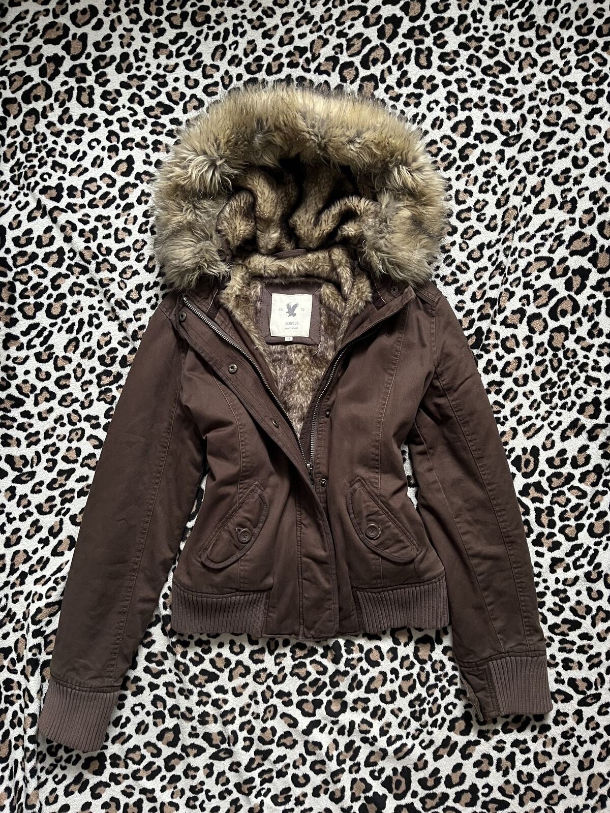 Vintage Fell Jacke
