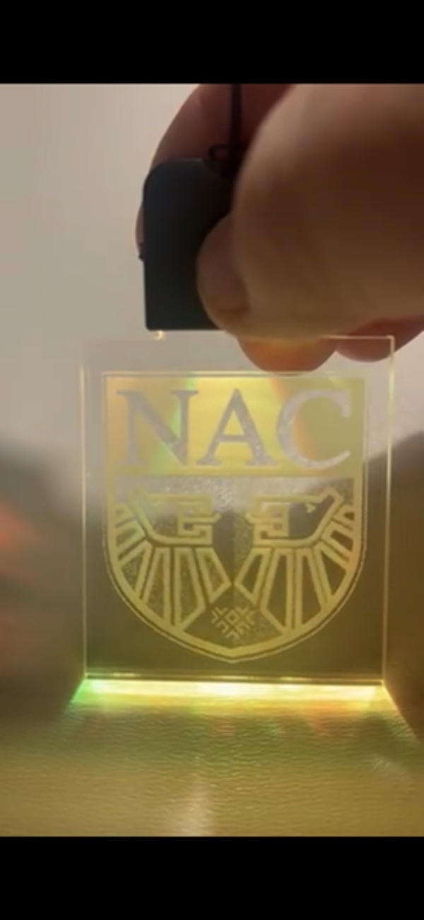 Sleutelhanger met licht in de rgb kleuren, ofwel een vaste kleur, ofwel een automatische loop met diverse kleuren. Te personaliseren met tekst of logo naar keuze. Oplaadkabel en koord inbegrepen.