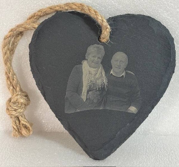Foto op leisteen