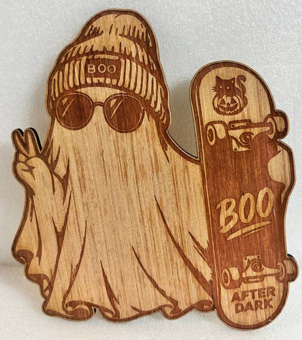 Halloween spookje met skatebord